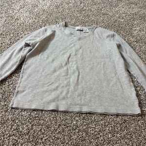 Cabin Creek Gray Long Sleeve Top